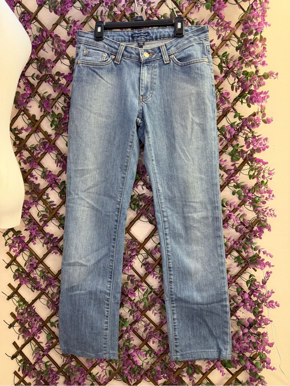Boston Proper Light Blue Straight Leg Jeans